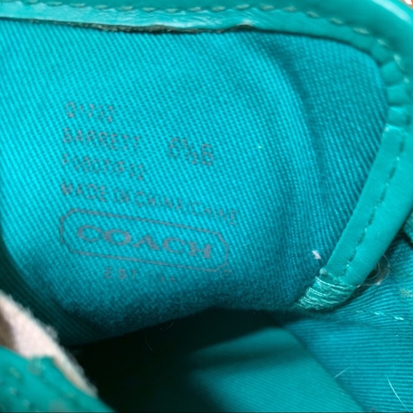Coach Womens Barrett Sneakers - Picture 8 of 9